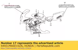 Here you can order the no description available at the moment from Honda, with part number 64451MASE10ZA: