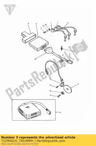 Triumph T1290024 bougie d'allumage dpr8ea-9 - La partie au fond