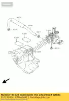 51023S004, Kawasaki, tap-assy kawasaki kfx50 50 , Nuovo