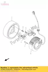 Here you can order the rotor assy from Yamaha, with part number 5VX814500000: