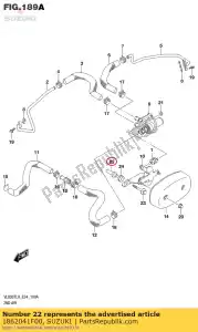 Suzuki 1862041F00 spacer comp, 2e - Onderkant