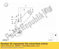 18117653274, BMW, morsetto - d = 45 (fino al 06/2000) bmw  1100 1150 1998 1999 2000 2001 2002 2003 2004, Nuovo