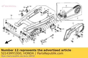 Honda 52143MY1000 col, l. pivot - La partie au fond