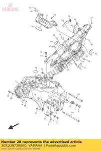 yamaha 2CR228730000 selo 1 - Lado inferior