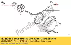 Aquí puede pedir perilla comp., arrancador de retroceso de Honda , con el número de pieza 28461HP5661: