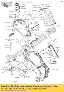 kawasaki 391561784 pad, 15x20x0.2 zr1000fef - Il fondo