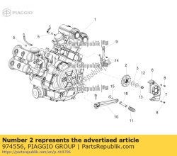 Aprilia 974556, Rondsel z=16, OEM: Aprilia 974556