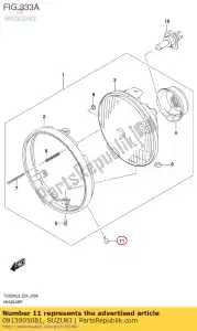 suzuki 0913905081 ?ruba, reflektor - Dół