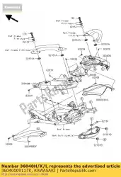 Qui puoi ordinare cover-coda, fr, rh, m. D. Bla da Kawasaki , con numero parte 36040009117K: