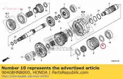 Here you can order the washer, special, 28mm from Honda, with part number 90408HN8000: