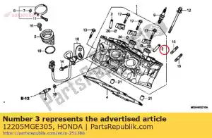 Honda 12205MGE305 przewodnik, np. zawór (o.s.) - Dół