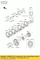 130950031, Kawasaki, carcasa-embrague-comp, 