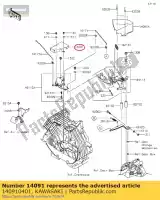 140910401, Kawasaki, 01 cover,fr kawasaki kaf400 mule sx 4x4 xc 400 , New