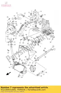 yamaha 932100651900 joint torique (6h0) - La partie au fond