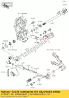 132360114, Kawasaki, palanca-comp, posición zx600p7f kawasaki  zx 600 636 2007 2008 2009 2010 2011 2012 2013 2014 2015 2016 2017 2018 2019 2021, Nuevo