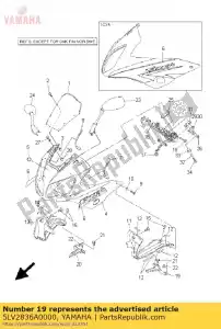 yamaha 5LV2836A0000 support 1 - La partie au fond