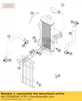 46135008000, KTM, radiator 65sx 2002 ktm sx xc 65 2002 2003 2004 2005 2006 2007 2008, New