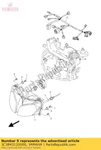 yamaha 3C3843120000 koord assy - Onderkant
