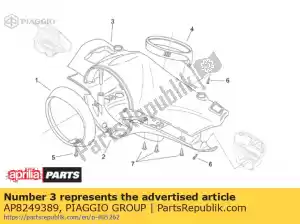 Piaggio Group AP8249389 panel deski rozdzielczej. c.red - Dół
