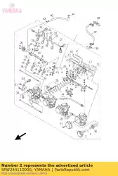 Aquí puede pedir diafragma de Yamaha , con el número de pieza 5PW244110000: