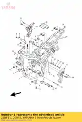 Tutaj możesz zamówić kompilacja ramek dpbm10 od Yamaha , z numerem części 22BF111000P3: