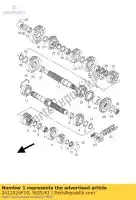 2412024F10, Suzuki, schacht, teller, n suzuki gsx 1400 2002 2003 2004 2005 2006 2007, Nieuw