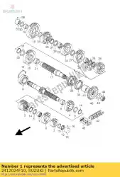 Aqui você pode pedir o eixo, contador, n em Suzuki , com o número da peça 2412024F10: