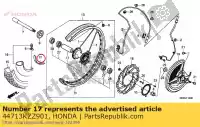 44713KZZ901, Honda, aba, pneu (irc) honda crf  x l r m crf250l crf250la crf250rla crf450l 250 450 , Novo