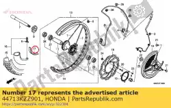 Tutaj możesz zamówić klapa, opona (irc) od Honda , z numerem części 44713KZZ901: