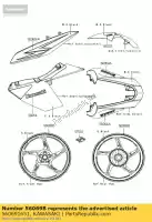 560691651, Kawasaki, pattern,wheel,silver kawasaki zx10r ninja j k klz versys a z  sx black edition e d abs zx1000 h z1000 1000 , New