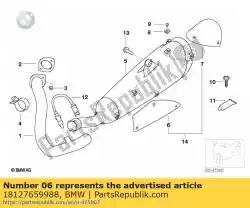 Aquí puede pedir cubierta lateral de BMW , con el número de pieza 18127659988: