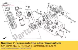 Here you can order the guide comp., spring (show from Honda, with part number 52458MY2601: