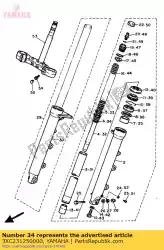 Aquí puede pedir metal, diapositiva 1 de Yamaha , con el número de pieza 3XC231250000: