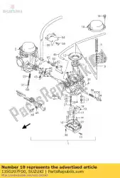 Qui puoi ordinare copertura, diaframma da Suzuki , con numero parte 1350207F00: