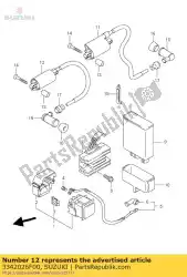 Aqui você pode pedir o bobina, ignição em Suzuki , com o número da peça 3342026F00: