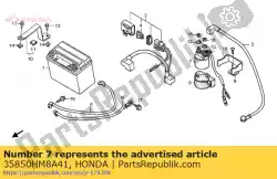 Aqui você pode pedir o switch assy., starter magnético em Honda , com o número da peça 35850HM8A41: