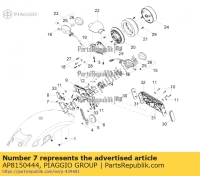 AP8150444, Aprilia, vite autofilettante, Nuovo