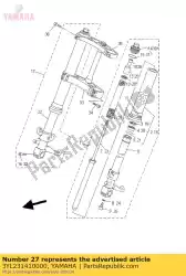 Aquí puede pedir resorte, horquilla delantera de Yamaha , con el número de pieza 3YL231410000: