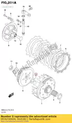 Here you can order the washer from Suzuki, with part number 0916720024: