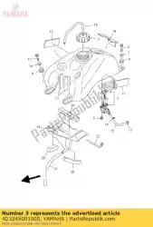 Aquí puede pedir conjunto de polla de combustible 1 de Yamaha , con el número de pieza 4D3245001000: