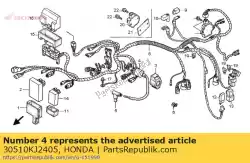 Ici, vous pouvez commander le bobine comp, ign auprès de Honda , avec le numéro de pièce 30510KJ2405: