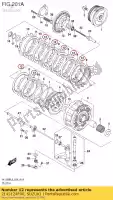 2145124F00, Suzuki, plate,clutch dr suzuki  dl gsf gsx sv vl vz 1000 1250 1300 1500 1999 2000 2001 2002 2003 2004 2005 2006 2007 2008 2009 2010 2011 2012 2014 2015 2016 2017 2018 2019, New