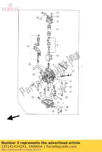 Yamaha 1371414342A1 buse 210 - Côté gauche