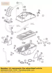 Qui puoi ordinare scatola filtro parte inferiore lc8 03 da KTM , con numero parte 60006001000: