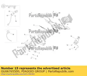 Piaggio Group GU06765500 fairlead - Bottom side