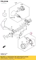 Here you can order the lamp assy,front from Suzuki, with part number 3560138AE0: