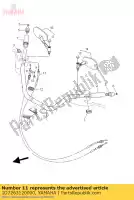 1D7263120000, Yamaha, cavo, acceleratore 2 yamaha xv 1900 2006 2007 2008 2009 2011 2012 2013, Nuovo