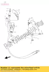 Qui puoi ordinare cavo, acceleratore 2 da Yamaha , con numero parte 1D7263120000: