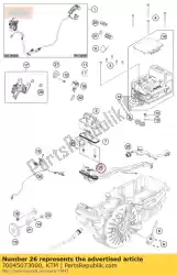 kabelboom ecu van KTM, met onderdeel nummer 70045073000, bestel je hier online: