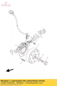 yamaha 14B814500000 gruppo rotore - Il fondo